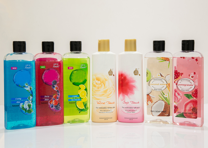 Bath and body products at Clarion Cosmetics